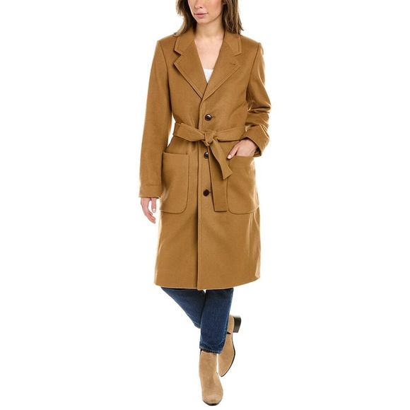 ALEX MILL Cornelius Wool-Blend Coat - Picture 3 of 4